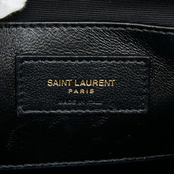 Saint Laurent 80'S Vanity Bag Shoulder Bag Beige Leather - Picture 9 of 10